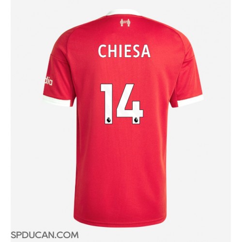 Muški Nogometni Dres Liverpool Federico Chiesa #14 Domaci 2025-26 Kratak Rukav